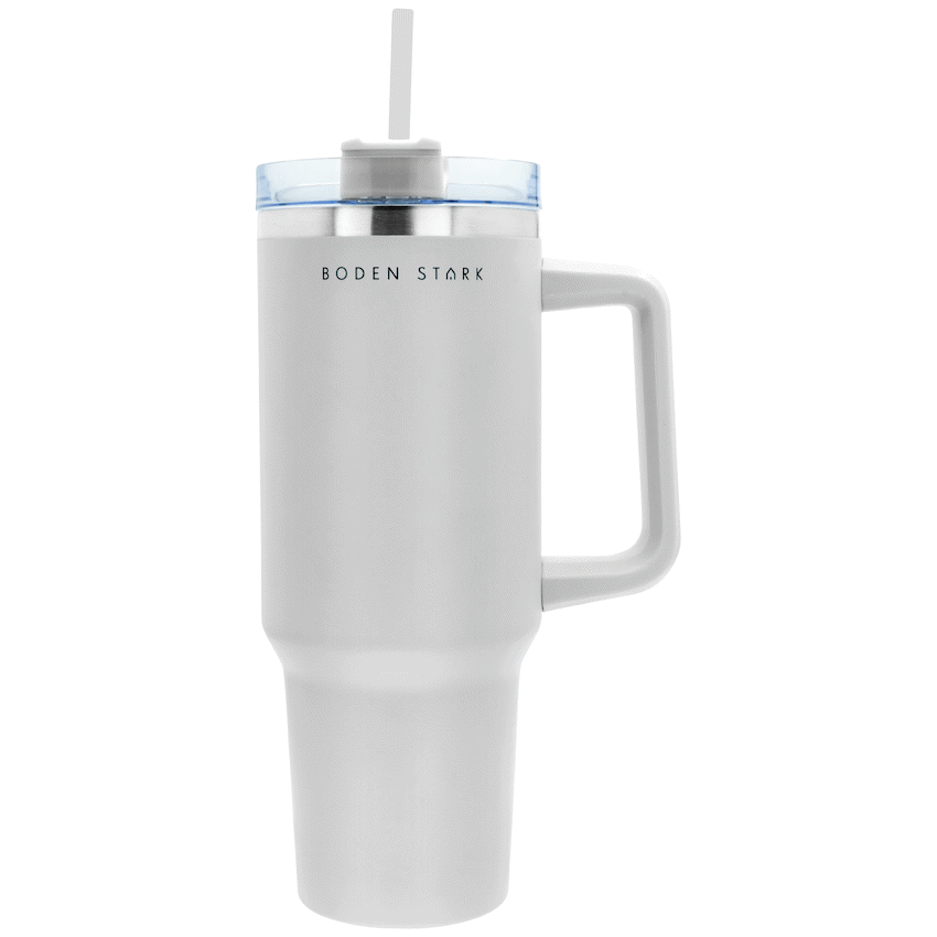 Boden Stark Kitchen and Home Boden Stark 1200ml Travel Mug - White