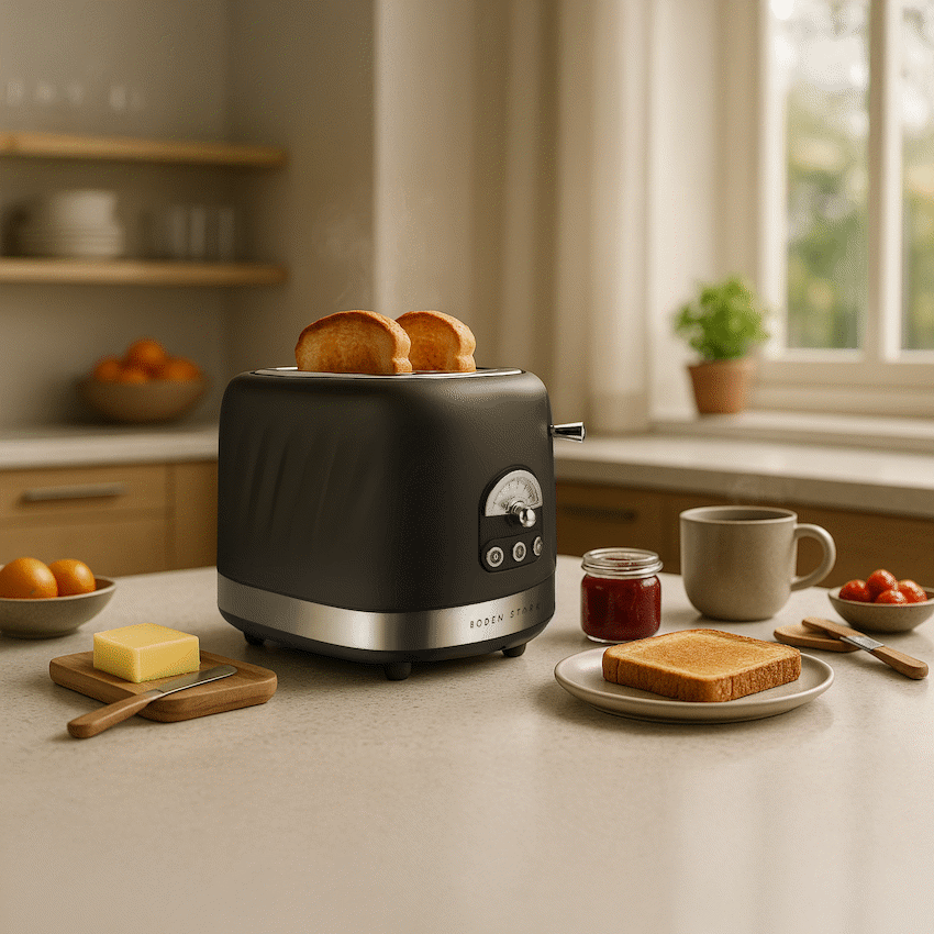 Boden Stark Kitchen and Home Boden Stark 2-Slice Stainless Steel Toaster