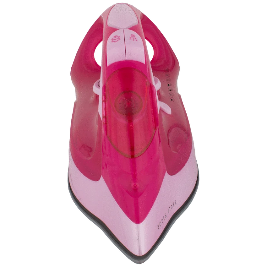 Boden Stark Kitchen and Home Boden Stark 2600W Ceramic Steam Iron - Pink