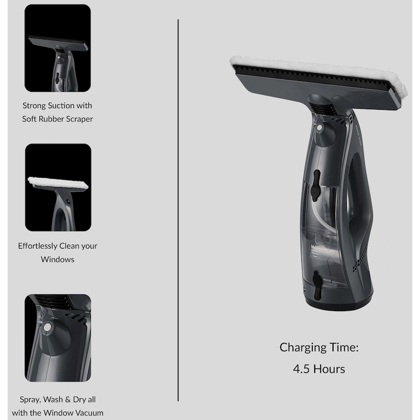 Boden Stark Kitchen and Home Boden Stark 3-in-1 Window Vacuum Cleaner