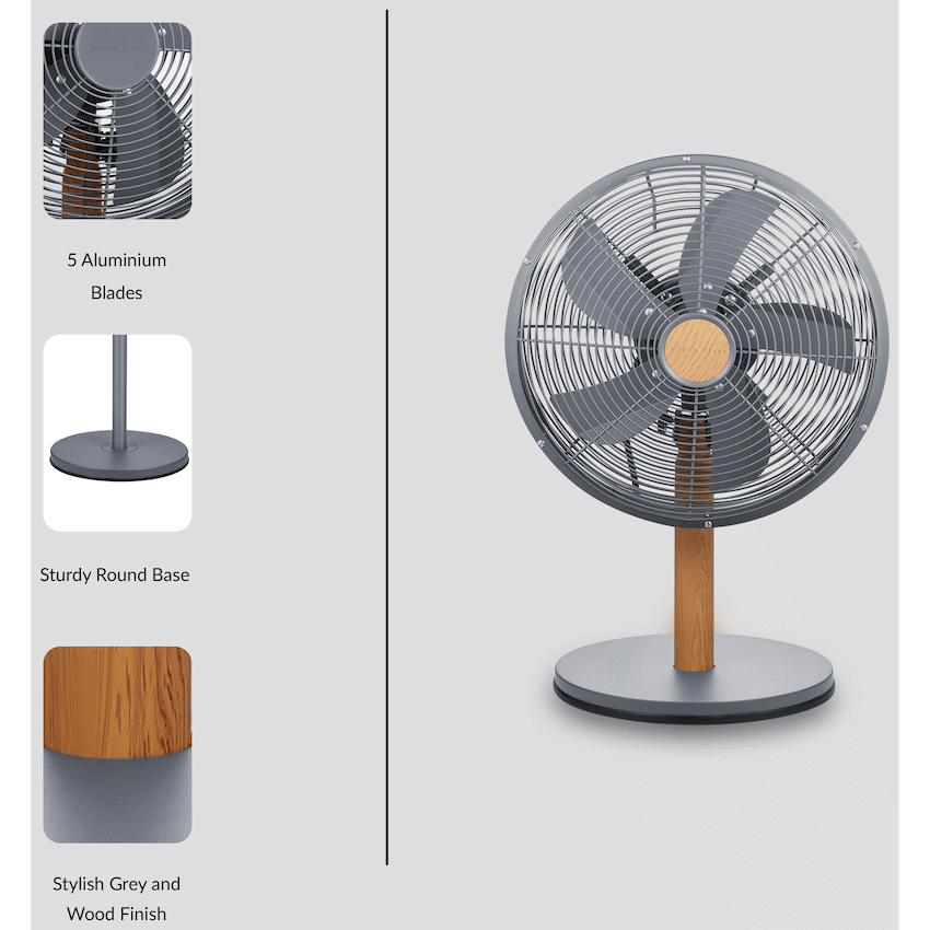 Boden Stark Kitchen and Home Boden Stark 30cm Desk Fan