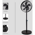 Boden Stark Kitchen and Home Boden Stark 40cm Stand Fan - Black