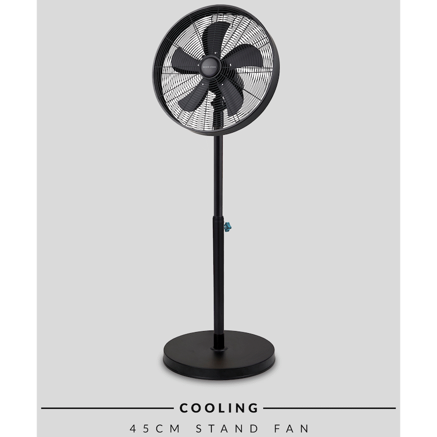 Boden Stark Kitchen and Home Boden Stark 40cm Stand Fan - Black