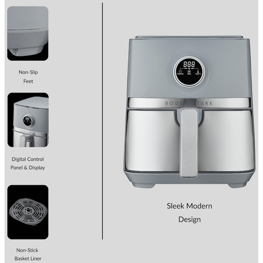 Boden Stark Kitchen and Home Boden Stark 5.0L Digital Air Fryer