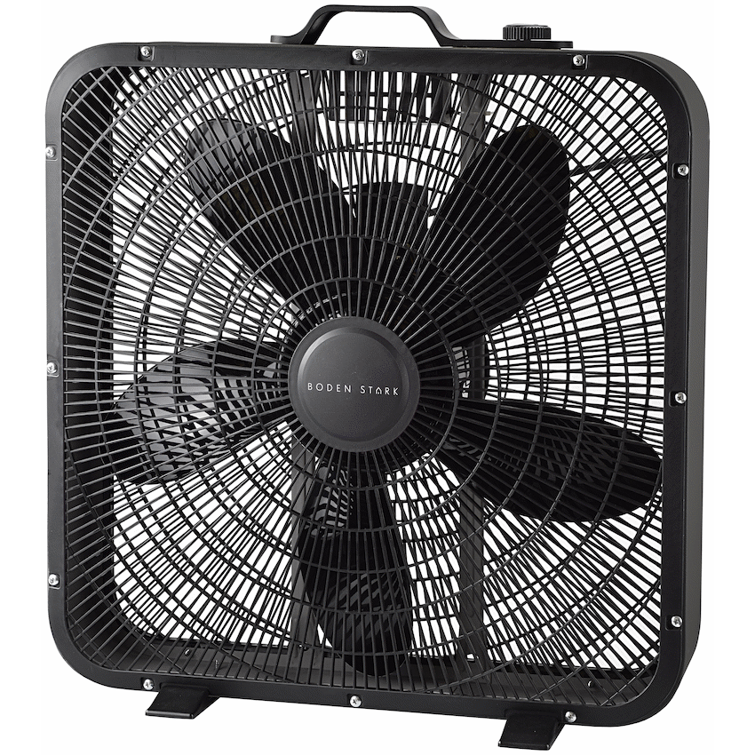 Boden Stark Kitchen and Home Boden Stark 50cm Box Fan - Black