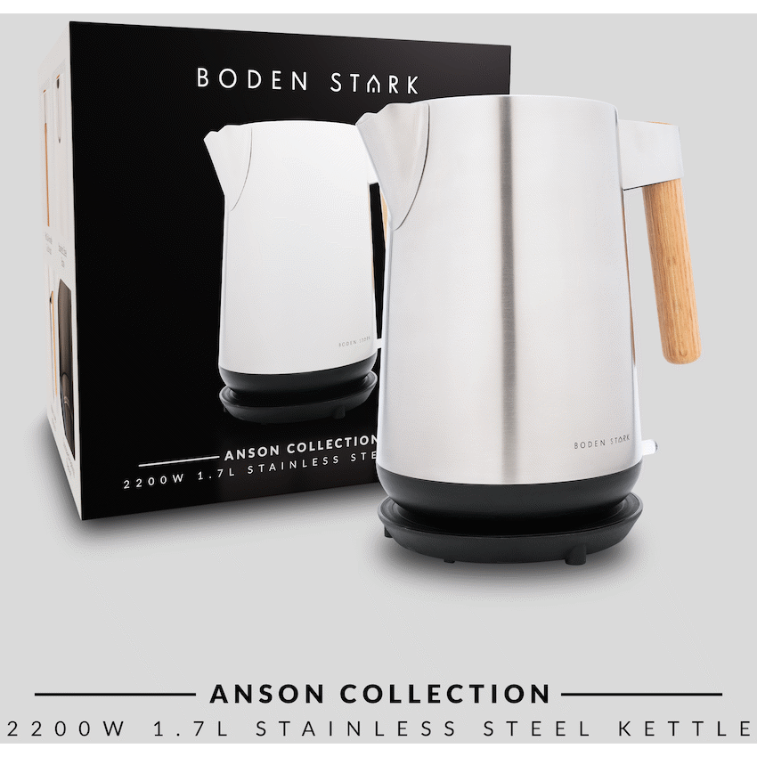 Boden Stark Kitchen and Home Boden Stark Anson Collection 1.7l 2000w SS Kettle