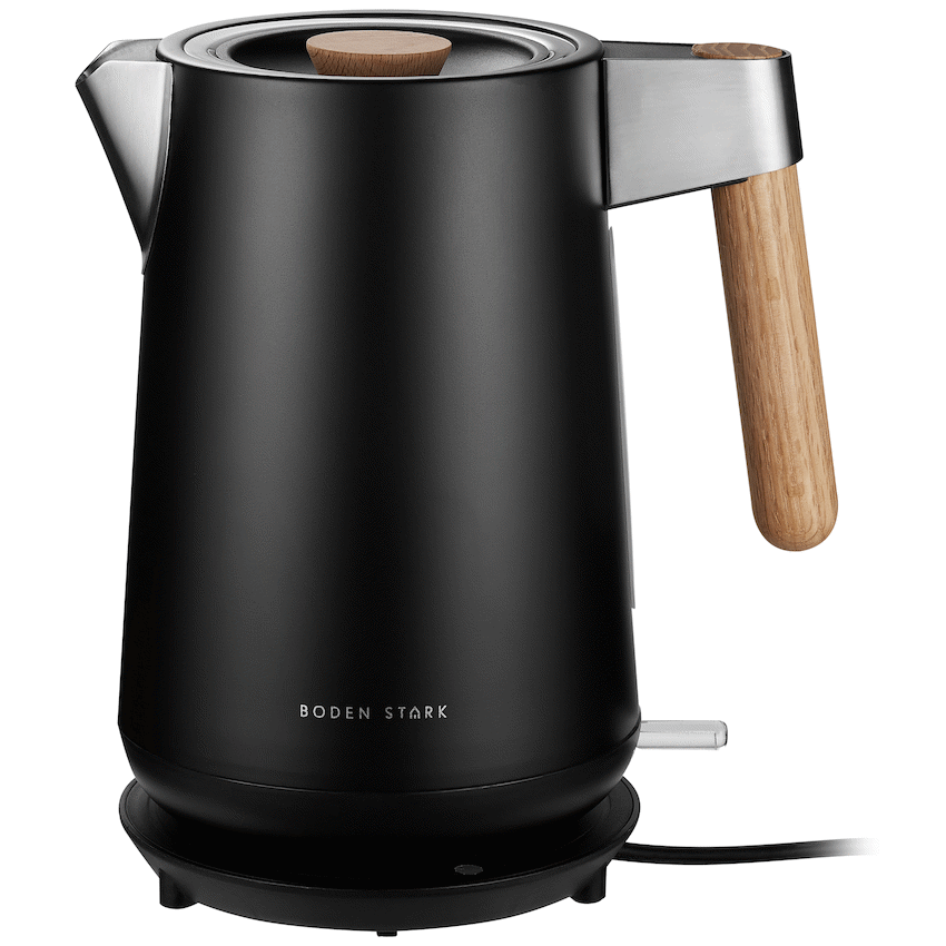 Boden Stark Kitchen and Home Boden Stark Anson Collection 1.7l 2000w Stainless Steel Kettle - Black