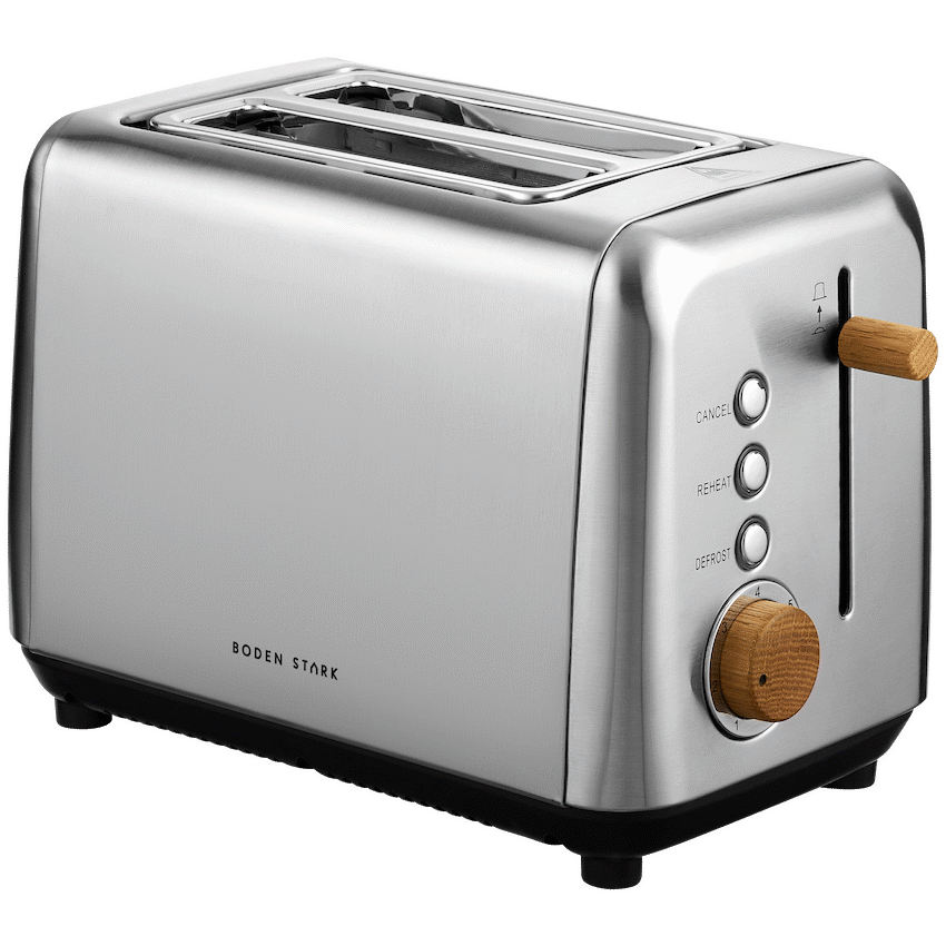 Boden Stark Kitchen and Home Boden Stark Anson Collection 2-Slice Stainless Steel Toaster