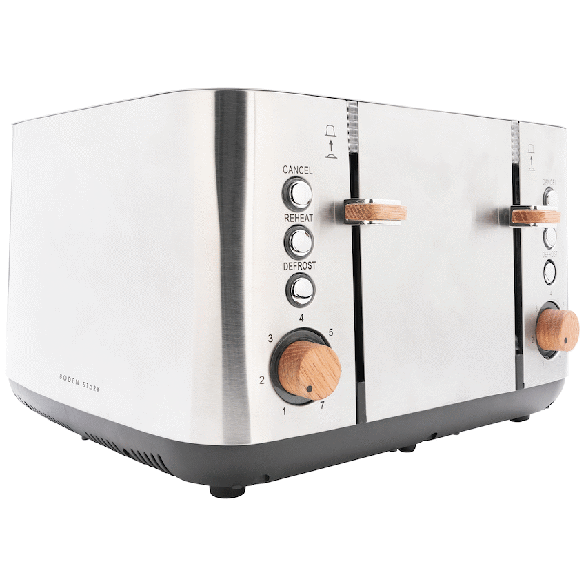 Boden Stark Kitchen and Home Boden Stark Anson Collection 4-Slice SS Toaster