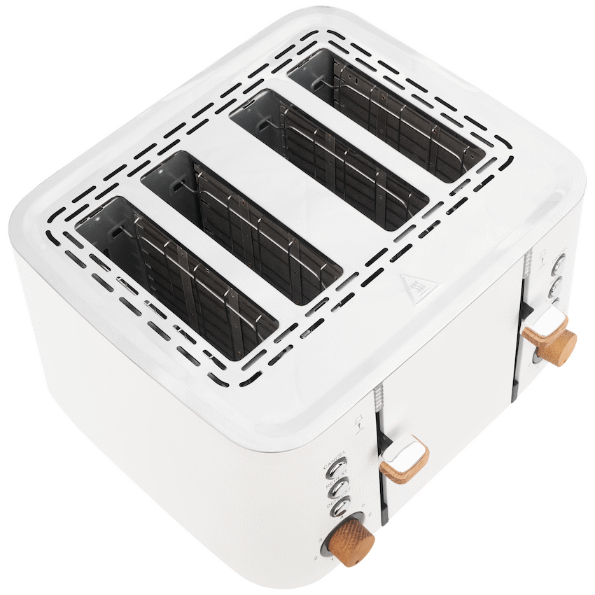 Boden Stark Kitchen and Home Boden Stark Anson Collection 4 Slice SS Toaster White