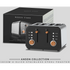 Boden Stark Kitchen and Home Boden Stark Anson Collection 4-Slice Stainless Steel Toaster - Black