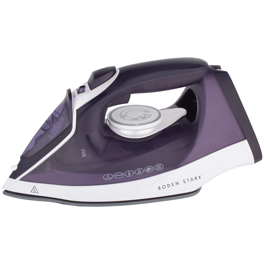 Boden Stark Kitchen and Home Boden Stark Ceramic Steam Iron - Purple