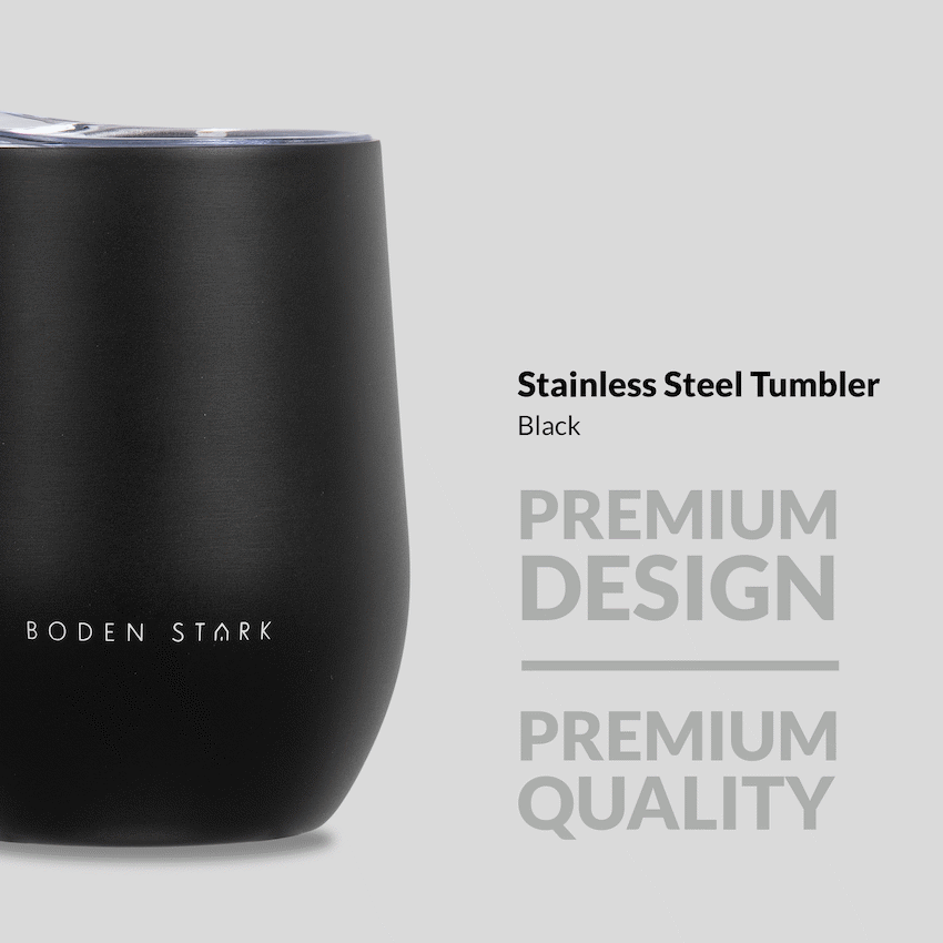 Boden Stark Kitchen and Home Boden Stark Tumbler 350ml - Black