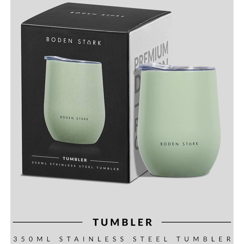 Boden Stark Kitchen and Home Boden Stark Tumbler 350ml Green