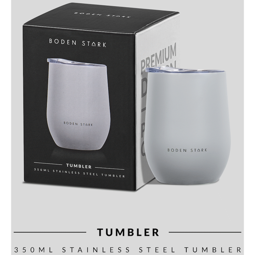 Boden Stark Kitchen and Home Boden Stark Tumbler 350ml Grey