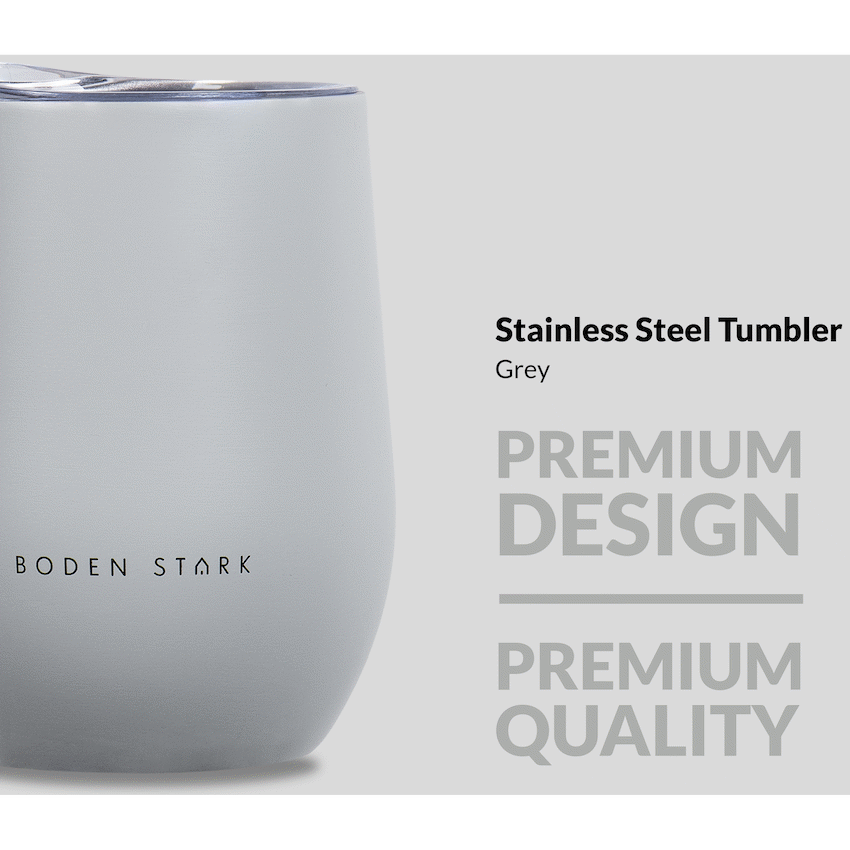 Boden Stark Kitchen and Home Boden Stark Tumbler 350ml Grey