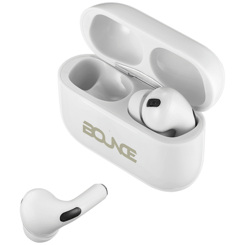 Bounce Audio Bounce Clef X True Wireless Earphones + Silicone Accessories - White