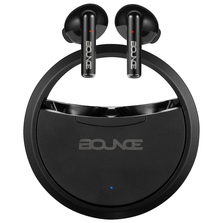 Bounce Audio Bounce Proton Series True Wireless Earphones with Charging Case - Black