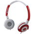 Bounce Audio Bounce Swing Series Headphones with Mic Red/White