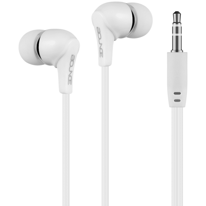Bounce Bounce Hustle earphones white