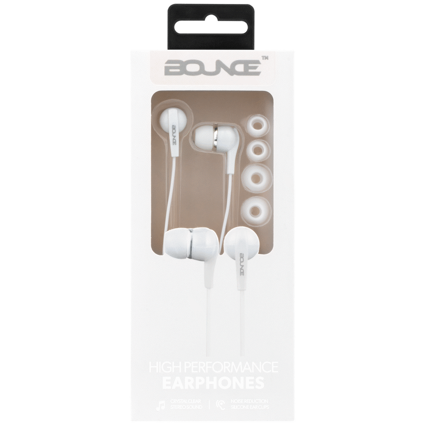 Bounce Bounce Hustle earphones white