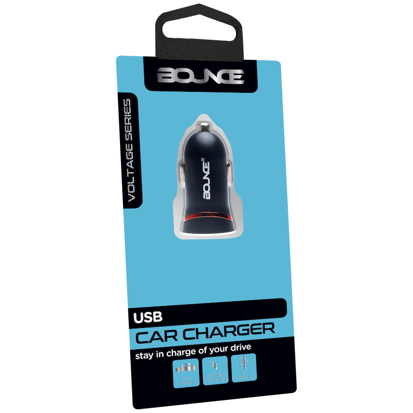 Bounce Mobile Accessories Bounce Voltage Series USB Car Charger 1a