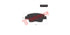 Front Brake Pad Set for Nissan Magnite, Renault Kwid & Renault Kiger - OPT7174