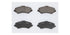 Front Brake Pads Dodge Journey Jeep Cherokee Wrangler (SET)  (D3764M)