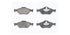 Brake Pads Ford Fiesta Ii Ikon Toyota Yaris (SET)  (D3455M)