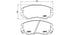 Front Brake Pads Hyundai Tucson, Elantra, Sonata, Tiburon; Kia Sportage, Soul, Magentis – P30018