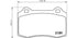 Brembo Brake Pads Front Seat Ibiza 1. 20 ( Set Lh&Rh) (P36020)