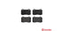 Brembo Brake Pads Front Seat Ibiza 1. 20 ( Set Lh&Rh) (P36020)