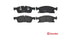 Front Brake Pads (Set) for Jeep Grand Cherokee WK2 – P37017