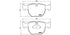 Brembo Brake Pads Front Range Rover Iii3 ( Set Lh&Rh) (P44012)