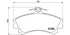 Brembo Brake Pads Front Smart 700 Cab Ford ( Set Lh&Rh) (P50055)