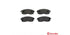 Brembo Brake Pads Front Nissan Tiida ( Set Lh&Rh) (P56065)