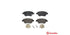Brembo Brake Pads Front Opel Adam ( Set Lh&Rh) (P59081)
