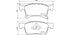 Brembo Brake Pads Front Opel Corsa E/Adam ( Set Lh&Rh) (P59083)