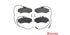 Brembo Brake Pads Front Peugeot 306 ( Set Lh&Rh) (P61060)