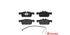 Brembo Brake Pads Front Peugeot 508 ( Set Lh&Rh) (P61112)