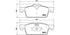 Brembo Brake Pads Front Peugeot 508 ( Set Lh&Rh) (P61112)