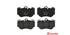 Brembo Brake Pads Front Porsche Cayenne9 ( Set Lh&Rh) (P65016)