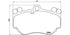 Brembo Brake Pads Front Porsche Cayenne9 ( Set Lh&Rh) (P65016)