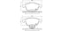Brembo Brake Pads Front Renault Sceni Megane ( Set Lh&Rh) (P68047)