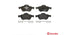 Brembo Brake Pads Front Renault Megane ( Set Lh&Rh) (P68048)