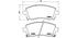 Brembo Brake Pads Frt Sub Outback 1/2/I ( Set Lh&Rh) (P78010)