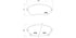 Brembo Brake Pads Front Toyota Corolla 2014 ( Set Lh&Rh) (P83150)