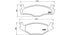 Brembo Brake Pads Front Vw Golf/Jetta ( Set Lh&Rh) (P85005)