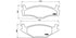 Brembo Brake Pads Front Vw Jetta 1.3 Vwc ( Set Lh&Rh) (P85012)