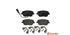 Brembo Brake Pads Front Vw Polo ( Set Lh&Rh) (P85077)
